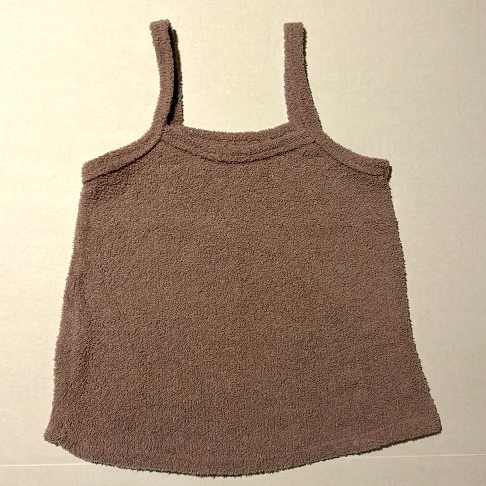 Bearpaw Pink Fuzzy Tank Top - Size: Medium‎